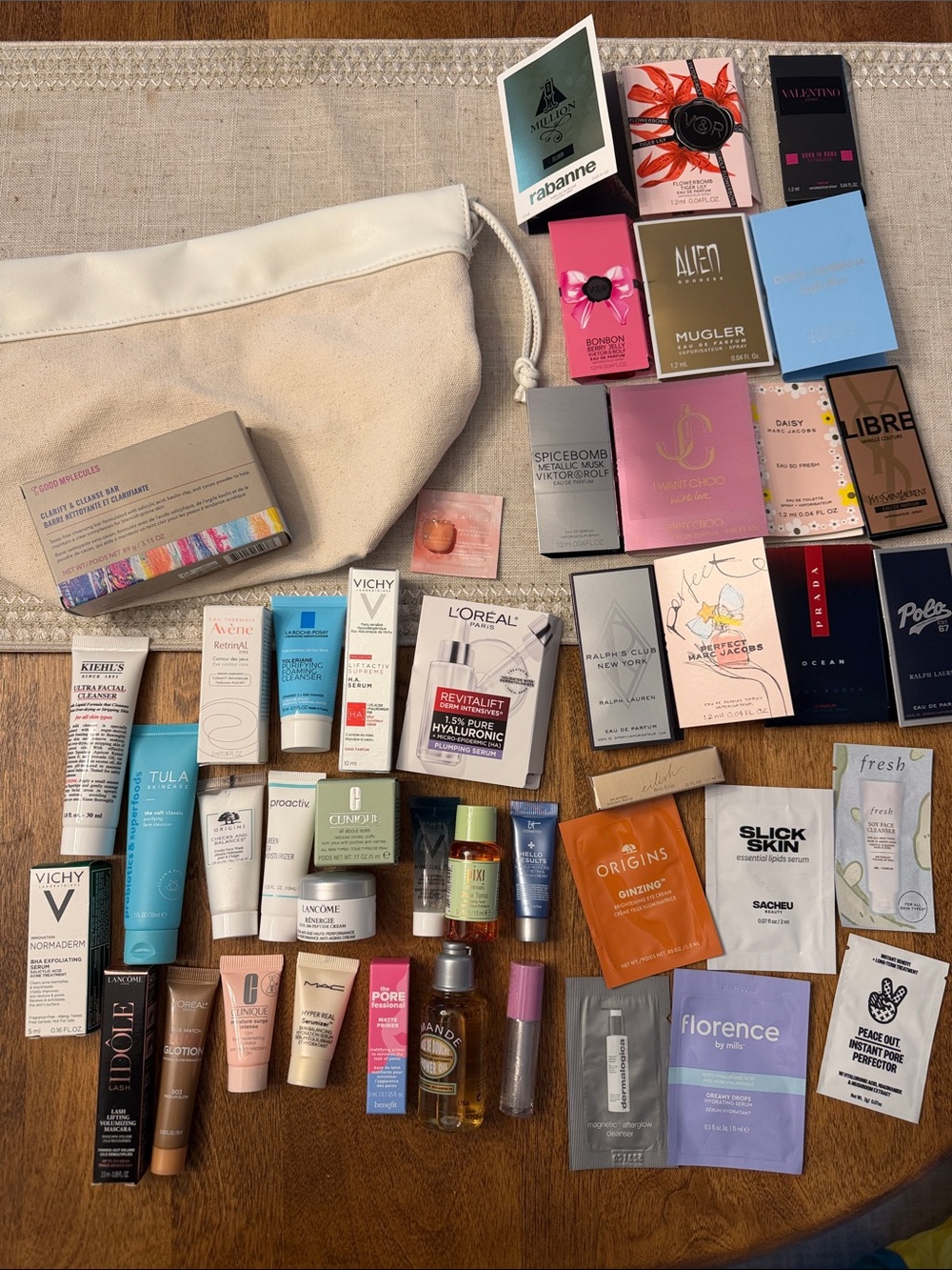 Assorted Women’s Skincare Sample Kit by Various Brands — Cream/White